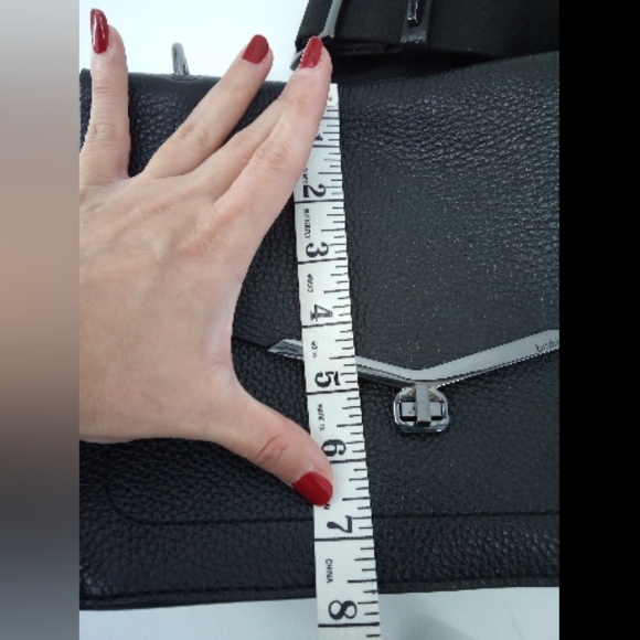 $278 Botkier VALENTINA FLAP SATCHEL in Core Handbag Purse Gunmetal Hardware Bag - Picture 15 of 16